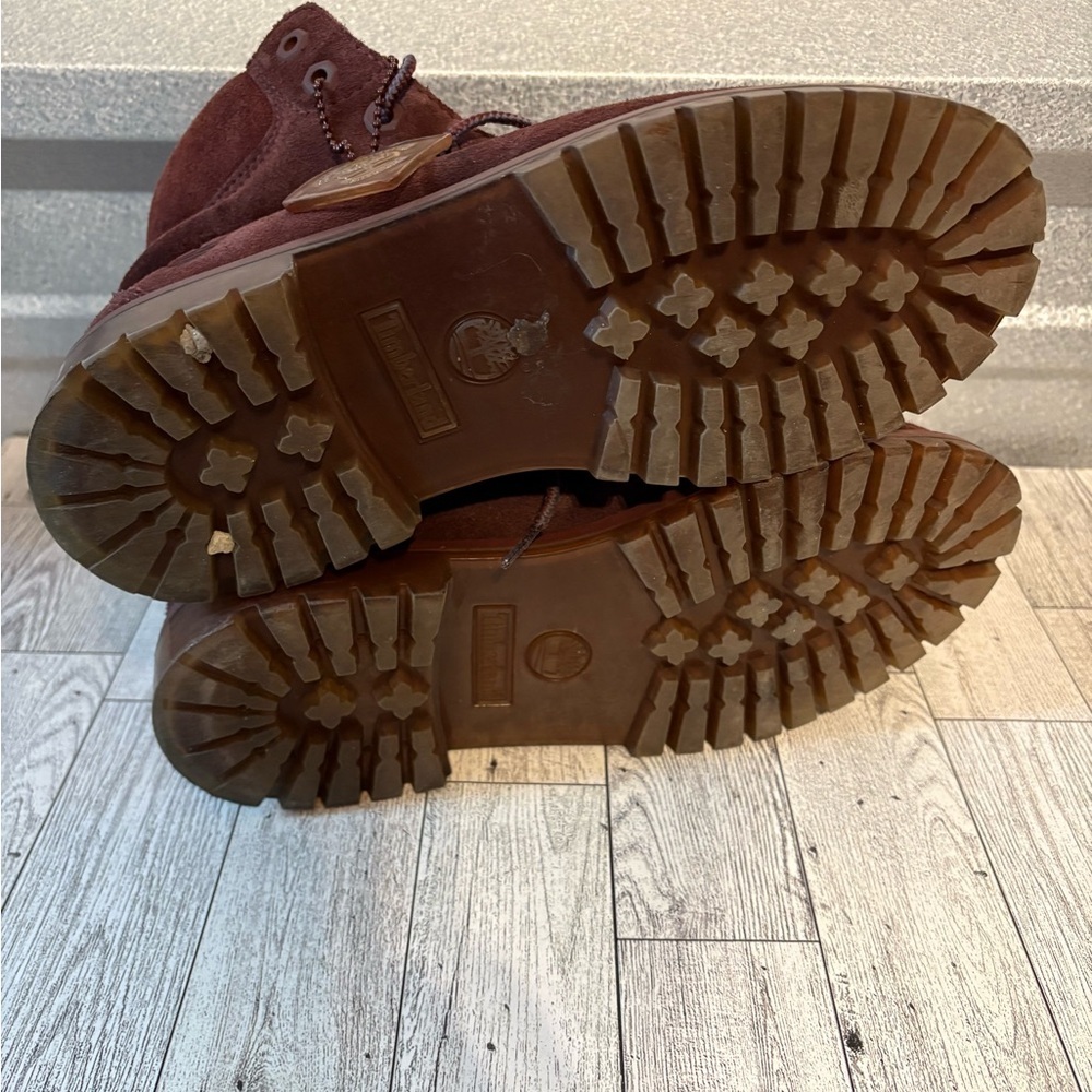 Timberland Dark Brown Suede Boots - Picture 6 of 6